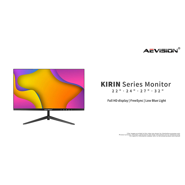 PC monitor řady Kirin, tenč&iacute; a lehč&iacute; monitor