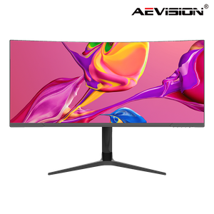 จอภาพ WQHD กว้างพิเศษแบบโค้งขนาด 34 นิ้ว 3440 x 1440 R1500 144Hz DisplayPort