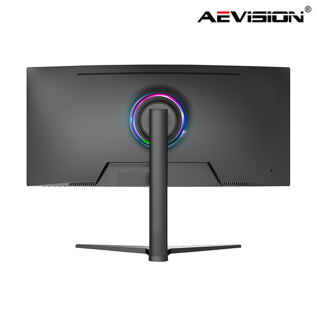 Monitor curbat ultralarg WQHD de 34 inchi 3440 x 1440 R1500 144 Hz DisplayPort