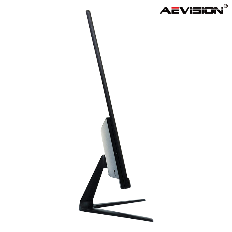 AEVISION Monat&oacute;ir Ioml&aacute;n HD 1080p le bezel Ultra-Thin, Sync Oiri&uacute;naitheach, 75 Hz, C&uacute;ram S&uacute;l, HDMI, Ionchuir VGA don Bhaile agus don Oifig