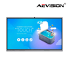 Vue avant de l'&eacute;cran tactile interactif LED 75''