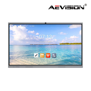 86'' LED interaktivt ber&oslash;ringspanel set forfra