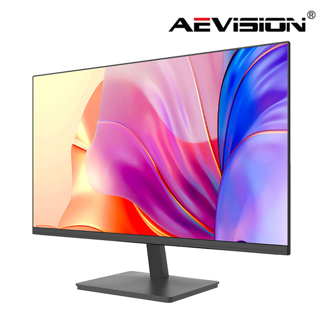 Vista frontale del monitor LCD HD da 24 pollici